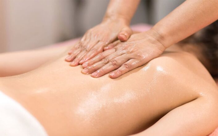 Massage dans les maux de dos
